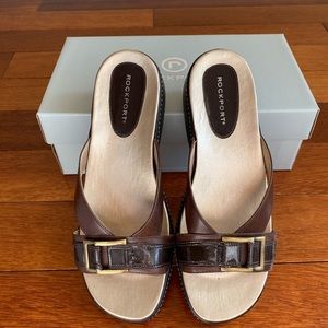 Clarks Women’s Leather Sandals 8 1/2